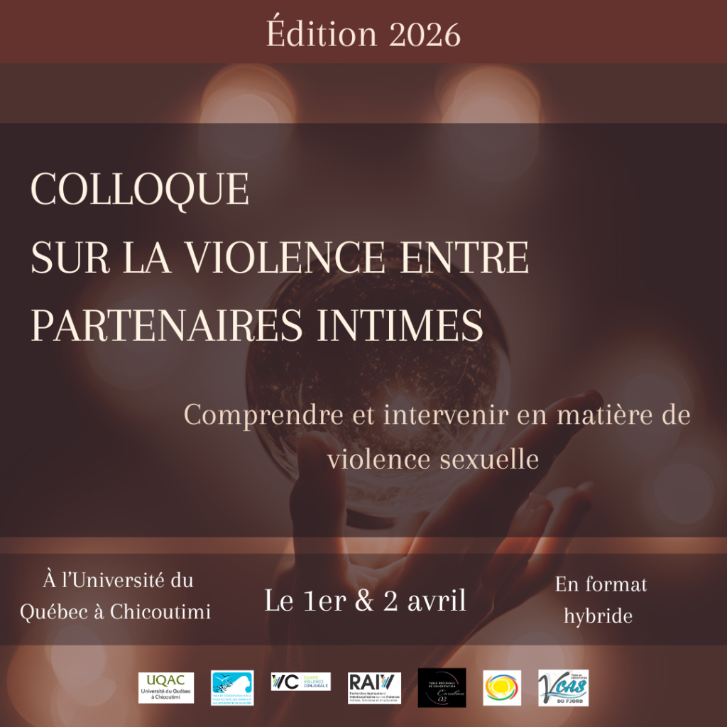 Colloque sur la violence entre partenaires intimes | 1er et 2 avril 2026